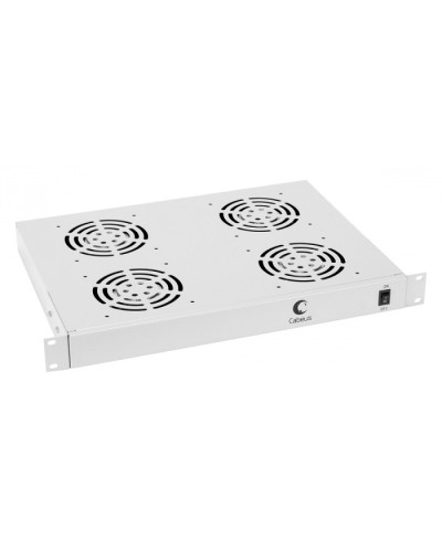 Панель вентиляционная с 4 вентиляторами Cabeus JG03 в Бийске Вентиляторные модули Pintop.ru