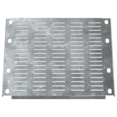 FORMAT Заглушка панели нижней наборной вентилируемой 200мм в шкаф шириной 400мм IEK (FO-00-PLTV-020-040)