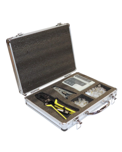 Набор инструментов для изготовления и тестирования патч-кордов LANMASTER LAN-NT-TK/PATCH-TST в Бийске Аксессуары для стоек и шкафов Pintop.ru