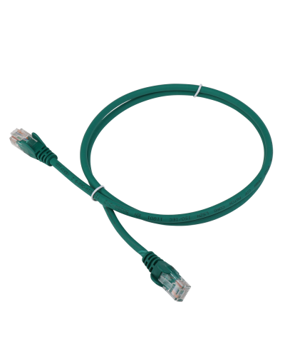 Патч-корд LANMASTER LSZH UTP кат.5e, 0.3 м, зеленый LANMASTER LAN-PC45/U5E-0.3-GN в Бийске Патчкорды (медные) Pintop.ru