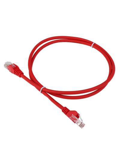 Патч-корд LANMASTER LSZH UTP кат.5e, 2.5 м, красный LANMASTER LAN-PC45/U5E-2.5-RD в Бийске Патчкорды (медные) Pintop.ru