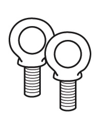 Комплект подъемных колец Legrand 020482 в Бийске Аксессуары для стоек и шкафов Pintop.ru