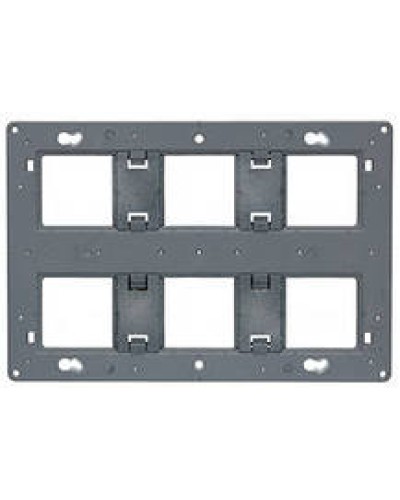 Суппорт Mosaic на 2x6, 2x8 или 2x3x2 модулей LEGRAND 080266 в Бийске Аксессуары для кабель-канала Pintop.ru