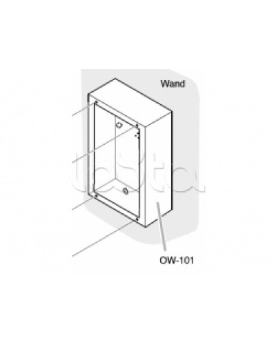 Коробка накладная TOA OW-101 в Бийске Аксессуары для СОУЭ Pintop.ru