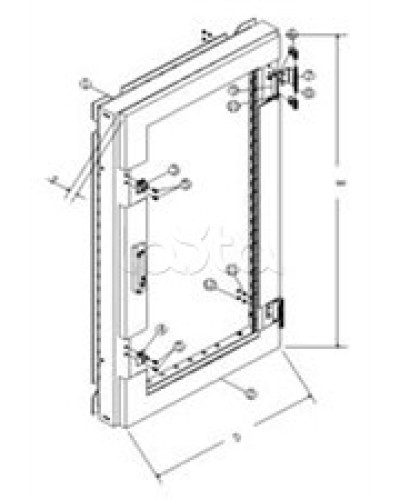Дверь передняя плексигласовая TOA PGD-22 в Бийске Системы оповещения и трансляции TOA Pintop.ru
