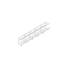 G-образный проволочный лоток 110х65 L3000 мм КМ-Профиль (PLG110-65-3000)